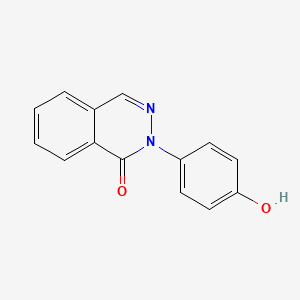 molecular formula C14H10N2O2 B7461155 2-(4-Hydroxyphenyl)phthalazin-1-one 