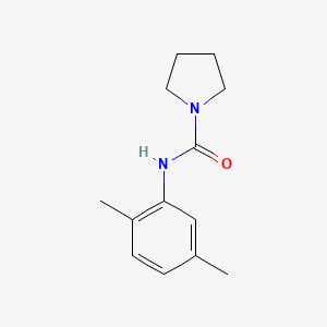 molecular formula C13H18N2O B7461193 N-(2,5-dimethylphenyl)pyrrolidine-1-carboxamide 