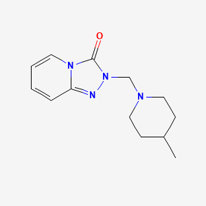 molecular formula C13H18N4O B7461214 2-[(4-Methylpiperidin-1-yl)methyl]-[1,2,4]triazolo[4,3-a]pyridin-3-one 
