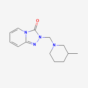 molecular formula C13H18N4O B7461280 2-[(3-Methylpiperidin-1-yl)methyl]-[1,2,4]triazolo[4,3-a]pyridin-3-one 