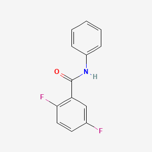 molecular formula C13H9F2NO B7461379 2,5-difluoro-N-phenylbenzamide 