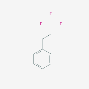 molecular formula C9H9F3 B074618 （3,3,3-三氟丙基）苯 CAS No. 1579-80-2