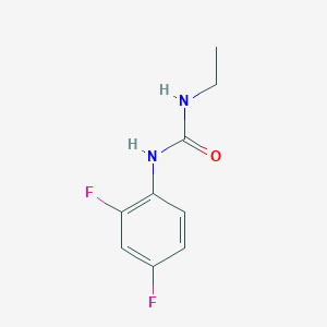 molecular formula C9H10F2N2O B7461802 1-(2,4-Difluorophenyl)-3-ethylurea 