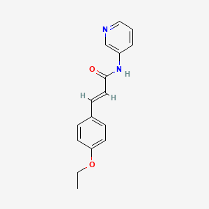 molecular formula C16H16N2O2 B7461898 (E)-N-(3-Pyridinyl)-3-(4-ethoxyphenyl)acrylamide 