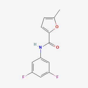 molecular formula C12H9F2NO2 B7461931 N-(3,5-difluorophenyl)-5-methylfuran-2-carboxamide 