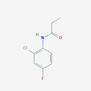 molecular formula C9H9ClFNO B7462040 n-(2-Chloro-4-fluorophenyl)propionamide 