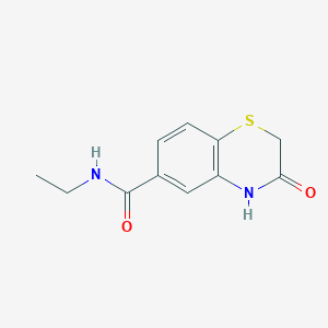 N-ethyl-3-oxo-4H-1,4-benzothiazine-6-carboxamide