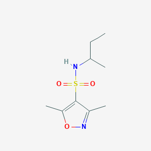 N-(butan-2-yl)-3,5-dimethyl-1,2-oxazole-4-sulfonamide