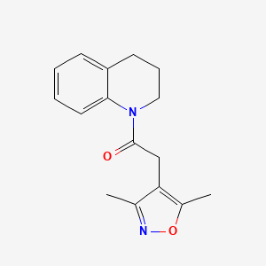 1-(3,4-dihydro-2H-quinolin-1-yl)-2-(3,5-dimethyl-1,2-oxazol-4-yl)ethanone