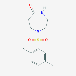1-(2,5-Dimethylphenyl)sulfonyl-1,4-diazepan-5-one