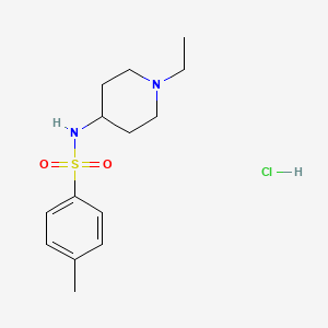 N-(1-ethylpiperidin-4-yl)-4-methylbenzenesulfonamide;hydrochloride