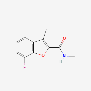 7-fluoro-N,3-dimethyl-1-benzofuran-2-carboxamide