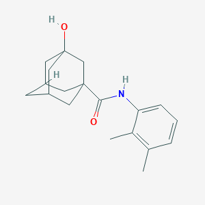 molecular formula C19H25NO2 B7462457 N-(2,3-dimethylphenyl)-3-hydroxyadamantane-1-carboxamide 