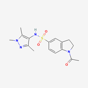 molecular formula C16H20N4O3S B7462835 US9156811, Ddd71237 