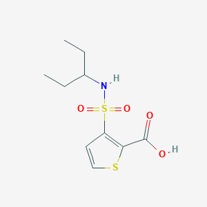 3-(Pentan-3-ylsulfamoyl)thiophene-2-carboxylic acid