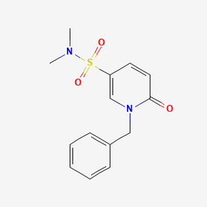 molecular formula C14H16N2O3S B7463171 1-benzyl-N,N-dimethyl-6-oxopyridine-3-sulfonamide 