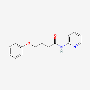 molecular formula C15H16N2O2 B7463498 4-phenoxy-N-(2-pyridyl)butanamide 