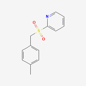 molecular formula C13H13NO2S B7463515 2-[(4-Methylphenyl)methylsulfonyl]pyridine 