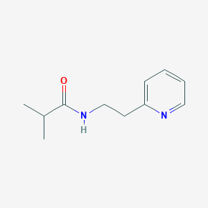 molecular formula C11H16N2O B7463544 2-methyl-N-(2-pyridin-2-ylethyl)propanamide 