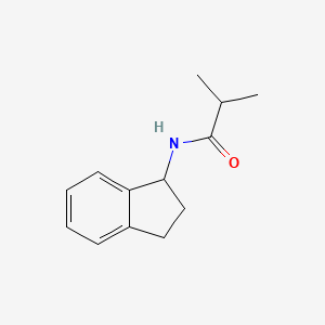 N-(2,3-dihydro-1H-inden-1-yl)-2-methylpropanamide