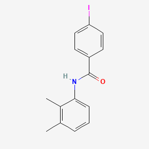 molecular formula C15H14INO B7463692 N-(2,3-dimethylphenyl)-4-iodobenzamide 