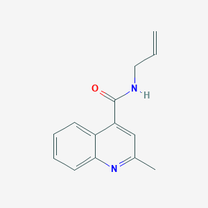 molecular formula C14H14N2O B7463696 2-methyl-N-(prop-2-en-1-yl)quinoline-4-carboxamide 