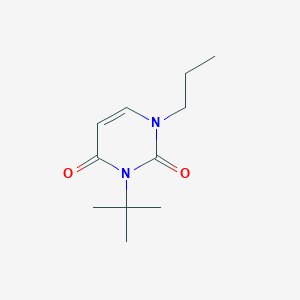 molecular formula C11H18N2O2 B7463917 3-Tert-butyl-1-propylpyrimidine-2,4-dione 