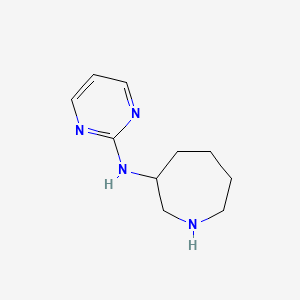 molecular formula C10H16N4 B7463919 N-pyrimidin-2-ylazepan-3-amine 