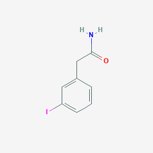 molecular formula C8H8INO B7463930 2-(3-Iodophenyl)acetamide 