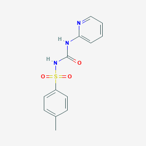 molecular formula C13H13N3O3S B7464011 1-(4-Methylphenylsulfonyl)-3-(2-pyridinyl)urea 