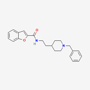 N-[2-(1-benzylpiperidin-4-yl)ethyl]-1-benzofuran-2-carboxamide