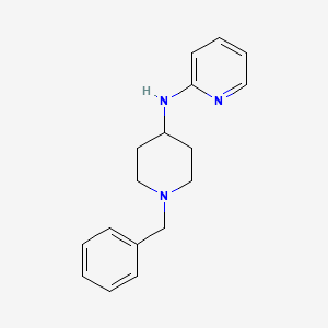 molecular formula C17H21N3 B7464183 1-Benzyl-4-(pyridin-2-ylamino)piperidine 