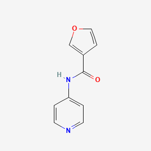 molecular formula C10H8N2O2 B7464304 N-pyridin-4-ylfuran-3-carboxamide 