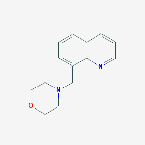 molecular formula C14H16N2O B7464325 4-(Quinolin-8-ylmethyl)morpholine 