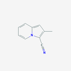 molecular formula C10H8N2 B7464405 2-Methylindolizine-3-carbonitrile 