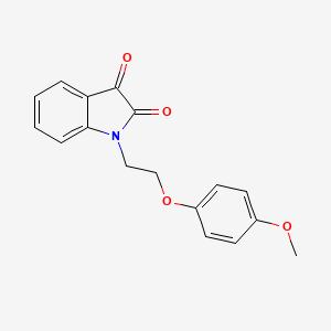 1-[2-(4-methoxyphenoxy)ethyl]-1H-indole-2,3-dione
