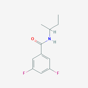 molecular formula C11H13F2NO B7464513 N-butan-2-yl-3,5-difluorobenzamide 