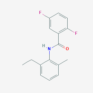 molecular formula C16H15F2NO B7464549 N-(2-ethyl-6-methylphenyl)-2,5-difluorobenzamide 