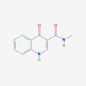 molecular formula C11H10N2O2 B7464550 N-methyl-4-oxo-1H-quinoline-3-carboxamide 