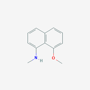 molecular formula C12H13NO B7464690 8-methoxy-N-methylnaphthalen-1-amine 