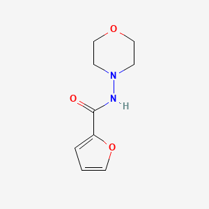 molecular formula C9H12N2O3 B7464718 N-(morpholin-4-yl)furan-2-carboxamide 