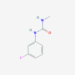 molecular formula C8H9IN2O B7464808 1-(3-Iodophenyl)-3-methylurea 