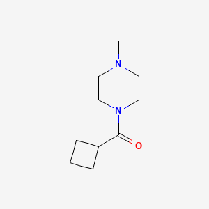 molecular formula C10H18N2O B7464849 Cyclobutyl-(4-methylpiperazin-1-yl)methanone 
