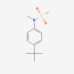 molecular formula C12H19NO2S B7464872 N-(4-tert-butylphenyl)-N-methylmethanesulfonamide 