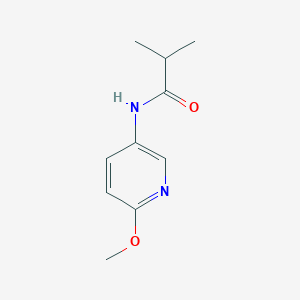 molecular formula C10H14N2O2 B7464941 N-(6-methoxypyridin-3-yl)-2-methylpropanamide 