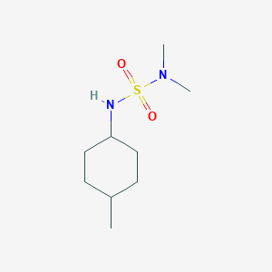 molecular formula C9H20N2O2S B7464964 1-(Dimethylsulfamoylamino)-4-methylcyclohexane 