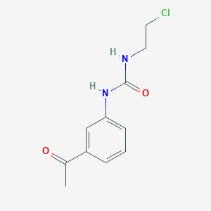 molecular formula C11H13ClN2O2 B7465169 1-(3-Acetylphenyl)-3-(2-chloroethyl)urea 