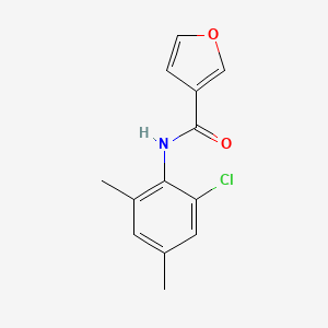 molecular formula C13H12ClNO2 B7465219 N-(2-chloro-4,6-dimethylphenyl)furan-3-carboxamide 