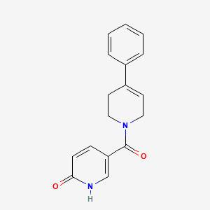 molecular formula C17H16N2O2 B7465262 5-(4-phenyl-3,6-dihydro-2H-pyridine-1-carbonyl)-1H-pyridin-2-one 