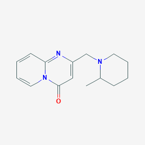 molecular formula C15H19N3O B7465313 2-[(2-Methylpiperidin-1-yl)methyl]pyrido[1,2-a]pyrimidin-4-one 